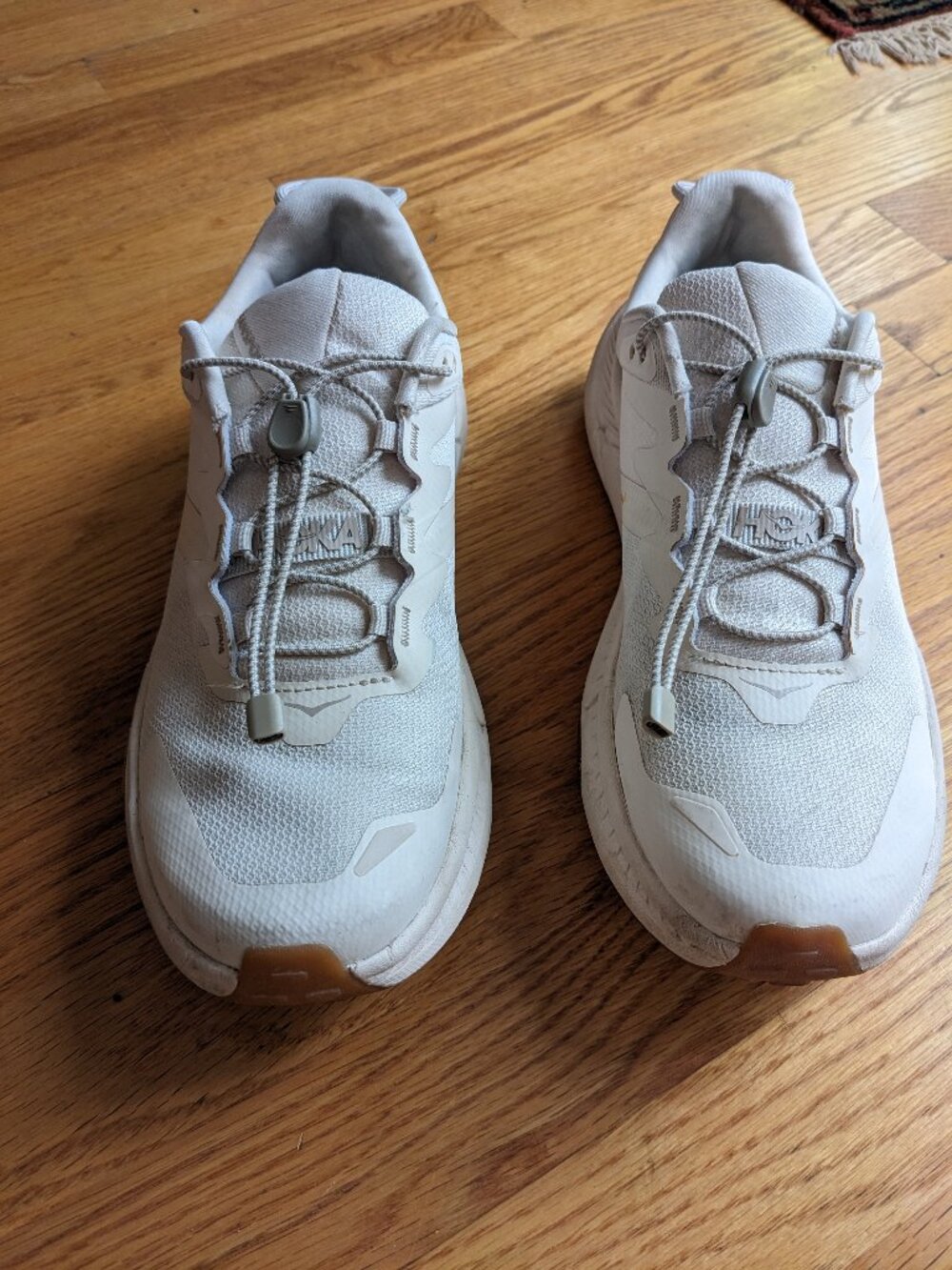 Hoka Transport shoes-cream color, 1123154/EEGG, size 8.5B